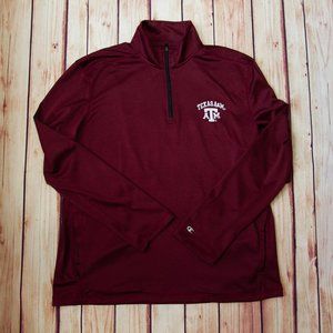 Texas A & M Men's Zip Pullover Size XL